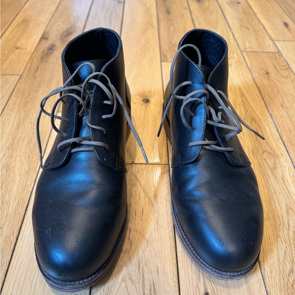 Men's Black Leather Chukka Boots (8, Nisolo)